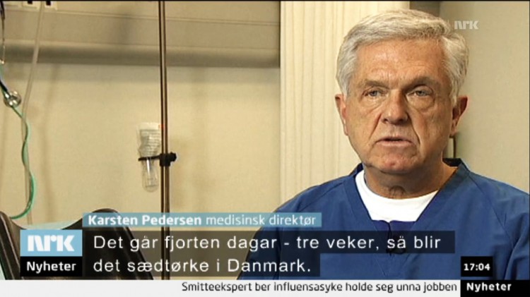 Screenshot fra NRK-nyhetene.