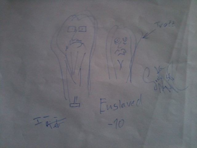 Enslaved si teikning