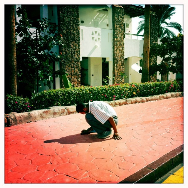 En av de mange, hardtarbeidende sesongarbeiderne som bor i Kairo og jobber i Sharm El Sheikh. Foto: Vilde Batzer