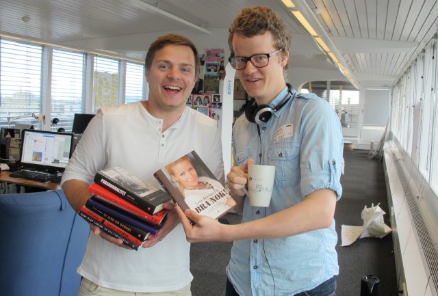 Yngve og Jon Torger brenner for litteratur.