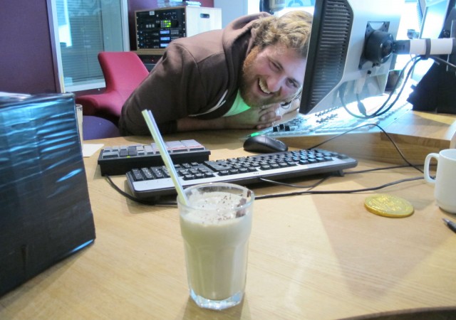 Milkshake med espresso.