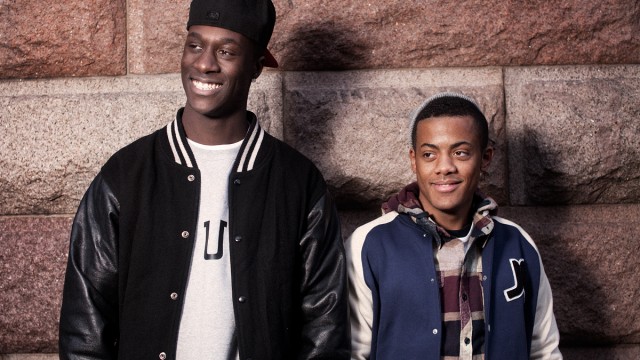 Envy består av de to 20 år gamle rapperne Nico Sereba og Vinzy V. Foto: Jonas Meek