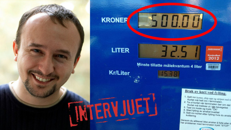 Intervjuet: Han fylte bensin for nøyaktig 500 kroner